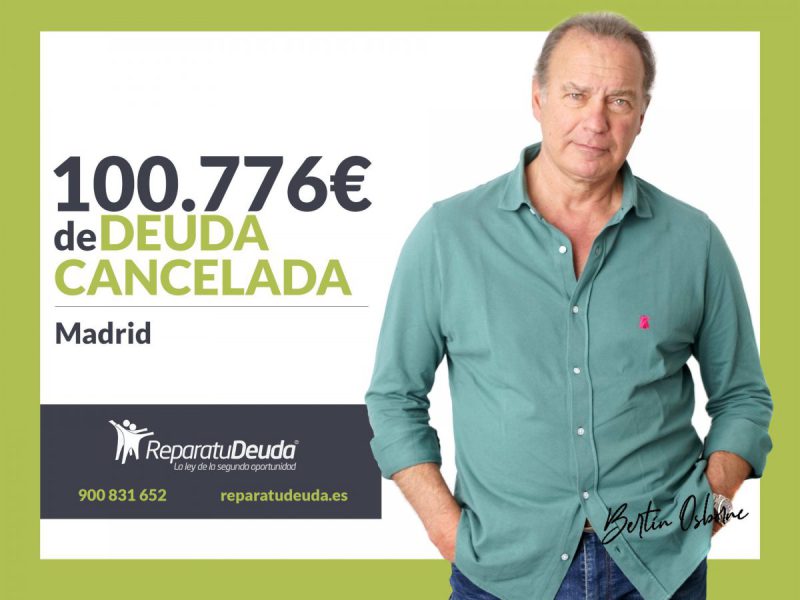 Repara tu Deuda Abogados cancela 100.776? a un matrimonio de Madrid con la Ley de Segunda Oportunidad