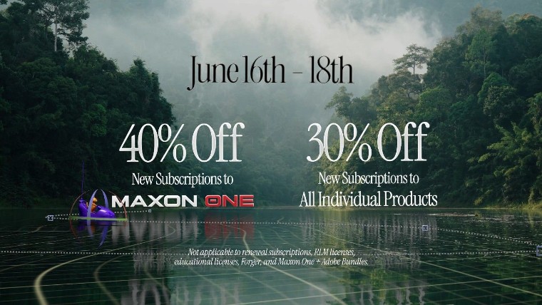 La Epic Sale de Maxon llega el 16 de junio