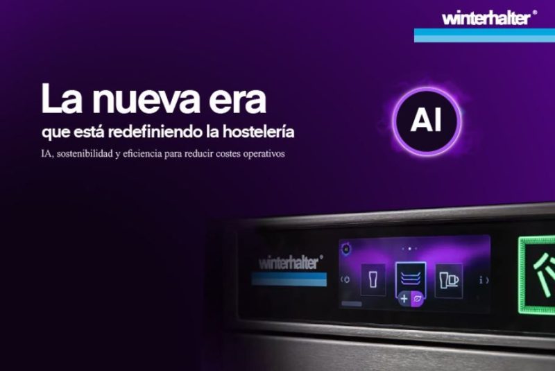 Winterhalter lleva la inteligencia artificial al lavado profesional para reducir costes operativos
